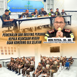 perkenalan dan briefing perdana Kepala Kejaksaan Negeri Ogan Komering Ulu Selatan