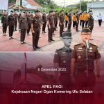 Apel Pagi Kejaksaan Negeri Ogan Komering Ulu Selatan