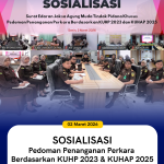 zoom mengenai Pedoman Penanganan Perkara Berdasarkan KUHP Tahun 2023 dan KUHAP Tahun 2025